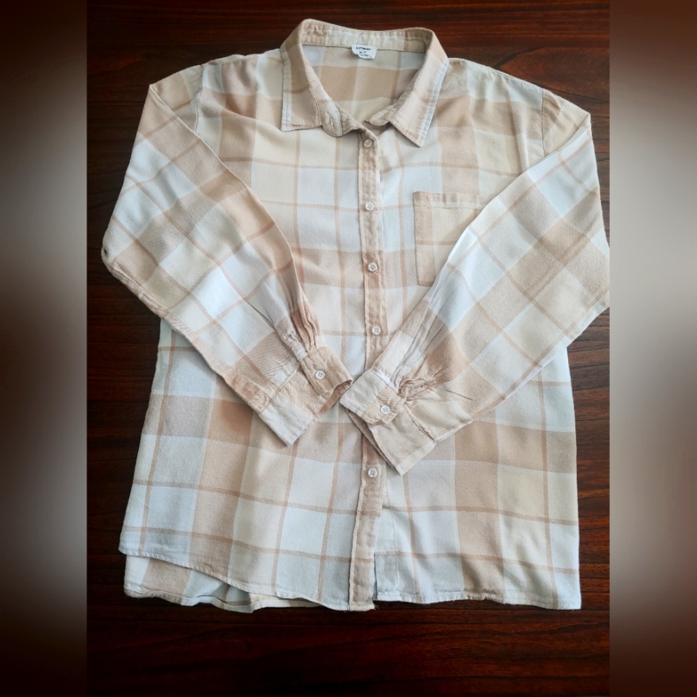 Cotton On Flannel Plaid Shirt